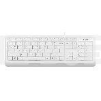 Клавиатура A4Tech Fstyler FK10 проводная, USB, белый/серый, фото 1