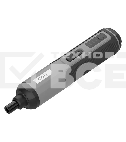 Отвертка аккумуляторная Deli DC160, (4В, 2А*ч, 5Нм, 300об/мин, Type-C, набор бит 4 шт, картон)
