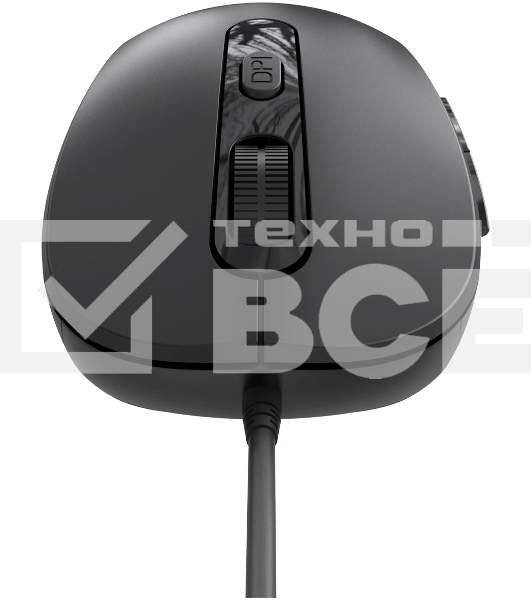 Мышь проводная Oklick 211M черный, 2400 dpi, USB, кнопки - 6