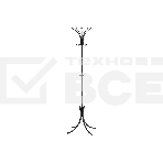 Вешалка напольная ЗМИ Корона стойка черный ВНП 366, фото 1