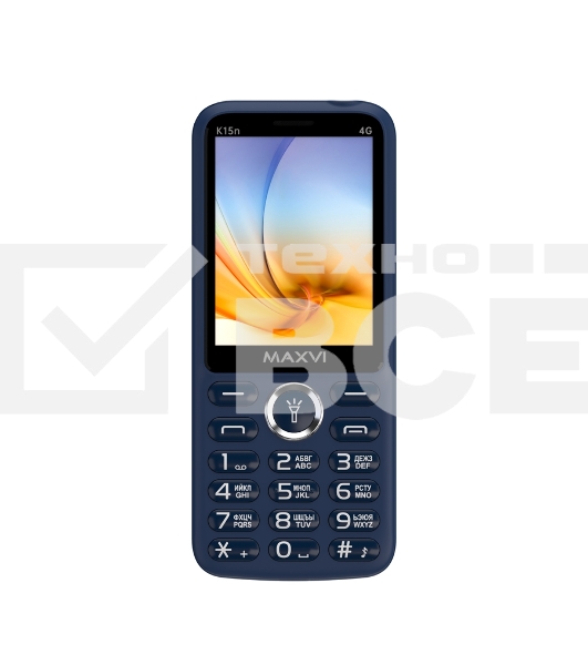 Мобильный телефон Maxvi K15n 4G Blue
