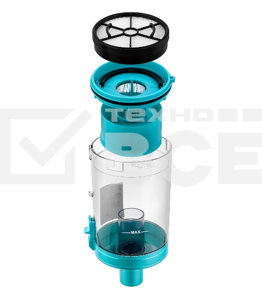 Пылесос вертикальный BRAYER BR4271 голубой, питание от сети, 185 Вт, уборка сухая, пылесборник 0.8 л