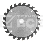Пильный диск по дереву Denzel ф180х 20 мм, 24 зубьев 733287, фото3