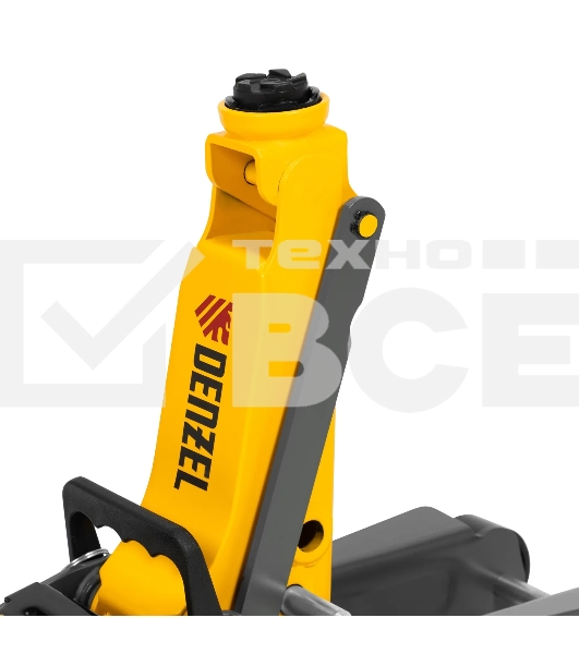 Домкрат гидравлический подкатной с фиксатором Denzel 2,5 т, 85-385 мм