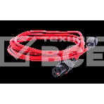 Шнур питания с фиксатором REM IEC 60320 C13/IEC 60320 C14, 10 А/250 В (3 * 1,0), длина 1,8 м, красный R-10-Cord-C13-C14-1.8-Red, фото 1