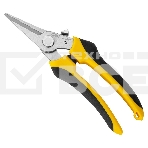 Ножницы универсальные строительные Deli DL2908 205мм, 48-52HRC, прорезиненная рукоятка, фото2