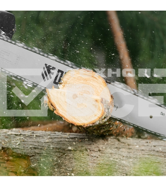 Пила цепная электрическая Denzel EDS-2200, 2,2кВт, продольная, шина 45 см, шаг 3/8, паз 1,3 мм, 62 зв