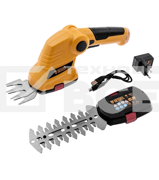 Ножницы-кусторез аккумуляторные Denzel G411 с акк. 3,6В Li-Ion 1,5 А·ч