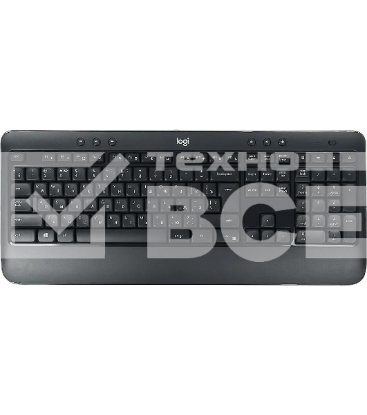 Комплект клавиатура+мышь Logitech MK540 беспроводной, USB, 1000 DPI, чёрный