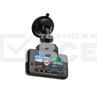 Видеорегистратор Sho-Me A15, 3840x2160, 3', GPS/ГЛОНАСС, Wi-Fi, G-сенсор, датчик движения, GPS-информатор