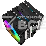 Кулер GMNG GG-CPC250-ARGB1 ARGB черный 120мм алюминий+медь 1600rpm 32db 4-pin 250W 152мм, фото4