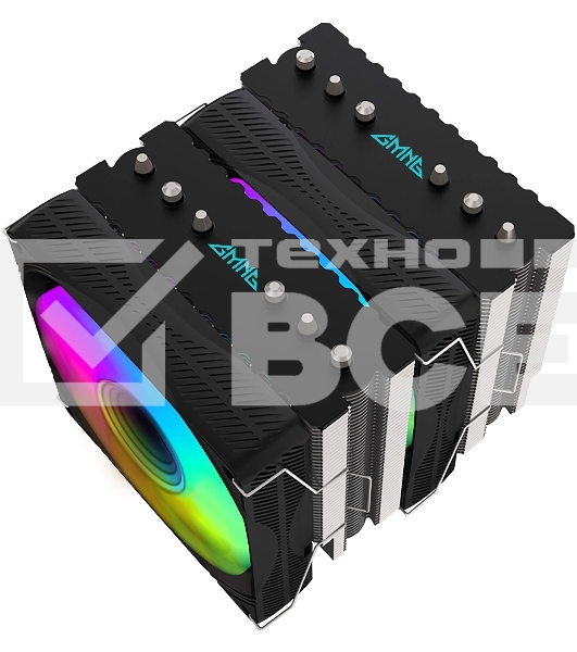 Кулер GMNG GG-CPC250-ARGB1 ARGB черный 120мм алюминий+медь 1600rpm 32db 4-pin 250W 152мм