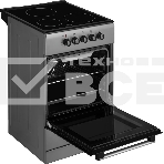 Плита электрическая Weissgauff WES E2V05 S серый, конфорок 3 электрических, духовка 50 л, 50 см x 85 см x 56 см, фото3