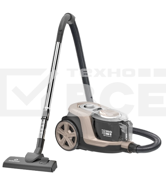 Пылесос Eurostek EVC-4510 бежевый, 420/2500 Вт, уборка сухая, пылесборник контейнер 3 л