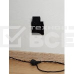 Розетка 1-местная IEK BRITE РСбш10-3-БрЧ (BR-R16-16-K02) с заземлением, с защитными шторками и крышкой, 16А, IP20, черный, фото2