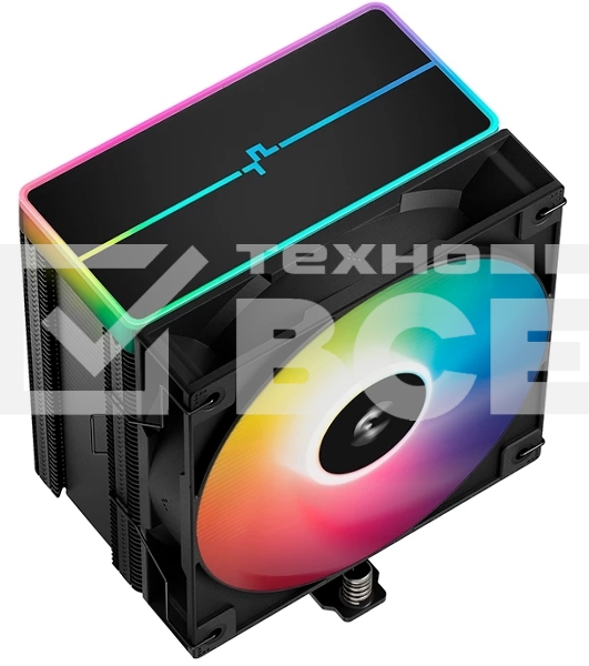 Кулер для процессора DEEPCOOL AG500 BK ARGB V2 черный 120мм алюминий+медь 1900rpm 29.4db 40pin 240W 160мм