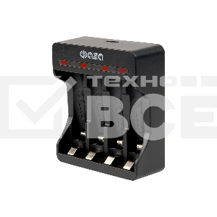 Устройство зарядное B-95USB Ni-Cd/Ni-MH (4хAA/4хAAA/1х9В) индикатор зарядки питание от USB кабель MicroUSB-USB в комплекте ФАZА 5038899