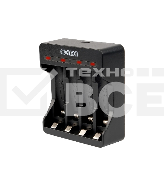 Устройство зарядное B-95USB Ni-Cd/Ni-MH (4хAA/4хAAA/1х9В) индикатор зарядки питание от USB кабель MicroUSB-USB в комплекте ФАZА 5038899