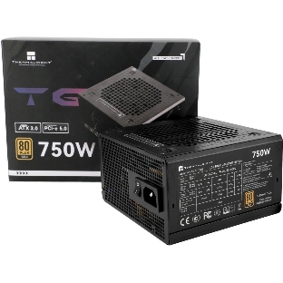Блок питания Thermalright, 750W 80+ Gold (ATX, 3.0, PCIe 5.0, Non-modular, 1x24(20+4)pin, 1xCPU 8(4+4)pin, 2xPCIe*2 8(6+2)pin, 5xSATA3, 1x12+4pin (12VHPWR PCIe 5.0 12+4pin 600mm), 3xMOLEX4pin, Active, 120x120мм, 150x140x86mm, APFC, black)