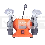 Станок заточной PATRIOT Expert GM 200 L, подсветка, 550Вт, 2980об/мин, 200мм диск, А36/А60 зерн, посадочный 16 мм, асинхронный, адаптер на круги 32 мм, фото6