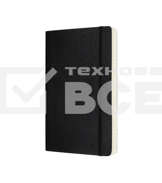 Блокнот Moleskine CLASSIC SOFT EXPENDED QP616EXP Large 130х210мм, 400 страниц, линейка, мягкая обложка, черный