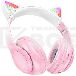 Беспроводные наушники HOCO (6931474795847) W42 Bluetooth 5.3 Pink, фото 1