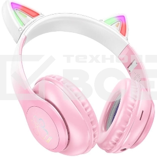 Беспроводные наушники HOCO (6931474795847) W42 Bluetooth 5.3 Pink