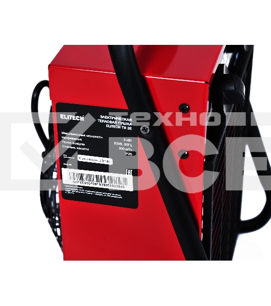 Пушка тепловая ELITECH ТВ 3Е 190724