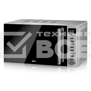 Микроволновая печь BBK 20MWS-721T/BS-M серебристый, 20 л, 700 Вт, переключатели - кнопки, поворотный механизм