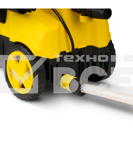 Мойка высокого давления 130/70 бар, KOLNER K140F, на 4 колесах, 1600Вт, 480л/ч, метал.помпа, шланг ВД 5м, кабель 5м, самовсас, Auto stop (пеногенератор)