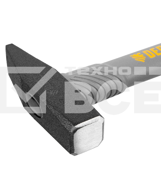 Молоток слесарный Denzel 500 г, кованый, фибергласовая рукоятка c TPR покрытием