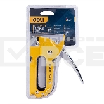 Мебельный степлер Deli DL238001 4-8мм. Полностью стальная конструкция., фото10