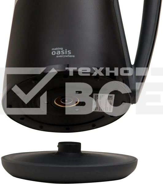 Чайник электрический Oasis K-4SPB черный 1,7л 2200Вт