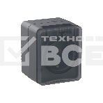 Розетка 1-м ОП AtlasDesign Profi54 16А IP54 250В с заземл. защ. шторки антрацит SchE ATN544045, фото4