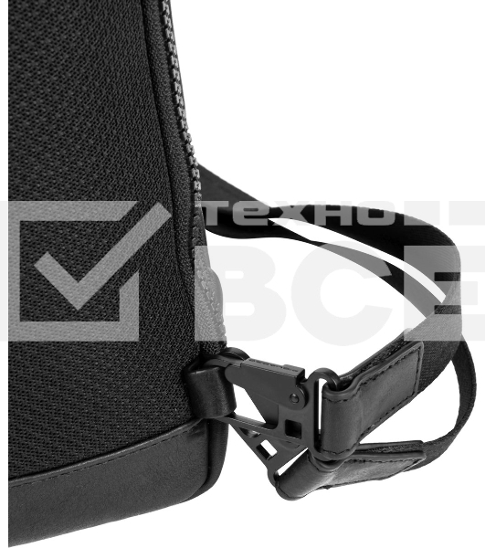 Рюкзак слинг Piquadro Harper CA6784AP/N черный кожа