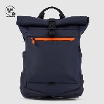 Рюкзак мужской Piquadro Corner 2.0 CA6291C2OW/BLU роллтоп синий ткань, фото11