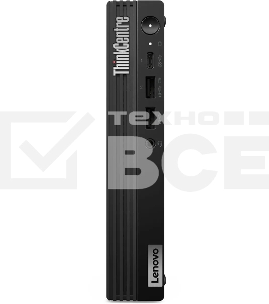 Мини ПК Lenovo ThinkCentre Tiny M70q-5 slim i7 14700T (1.3) 16Gb SSD 512Gb UHDG 770 без ОС GbitEth WiFi BT 135W kb мышь клавиатура черный (12TD003UUM)