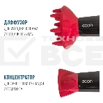 Фен ECON ECO-BH220D черный/красный, 2200 Вт, компактный, ионизация, фото5