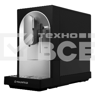 Кофемашина автоматическая Maunfeld MF-A7021BK черный, исп. кофе - зерновой, 1,1 л, 1470 Вт, 19 бар