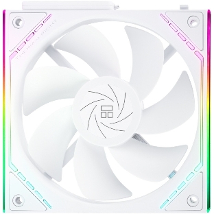 Кулер для корпуса Thermalright TL-M12QRW Reverse (124x120x25mm, 4-pin PWM, ARGB, 47.6CFM, 23.2dBA, 1500RPM, White)