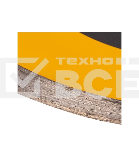 Диск алмазный сплошной Denzel супертонкий, 180 х 25,4 мм, горячее прессование, мокрое резание