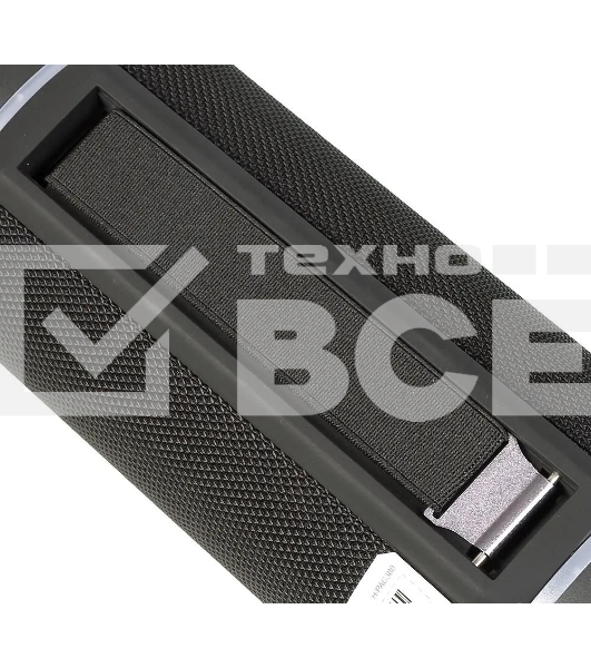 Колонка портатитвная Hyundai H-PAC380 черный 30W 1.0 BT/3.5Jack/USB 10м 6600mAh