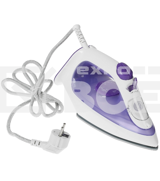 Утюг Braun TexStyle1 SI1080VI фиолетовый/белый, 2000 Вт, 25 г/мин, 130 г/мин, 220 мл