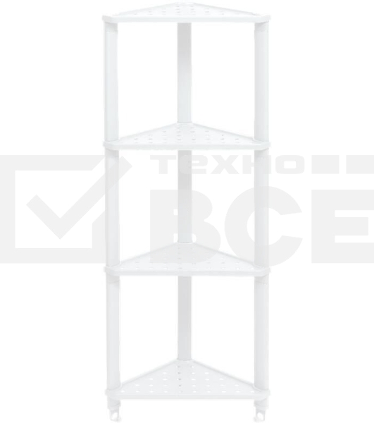 Этажерка VIOLET VIKEA 4-х ярусная (белый) 786406