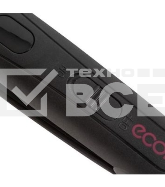 Выпрямитель для волос ECON ECO-BH021S черный/розовый, 25 мм, 200 °C, 1 режим