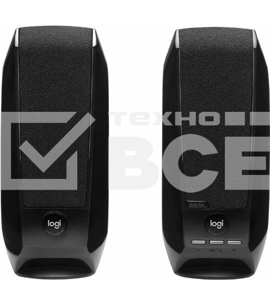 Акустическая система Logitech S150 980-000029 Колонки2.0, 2x0,6W, 90 Гц - 20 кГц, OEM