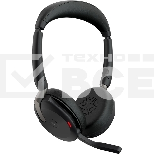 Гарнитура Jabra Evolve2 65 Flex чёрный, беспроводная, Bluetooth, до 32 ч