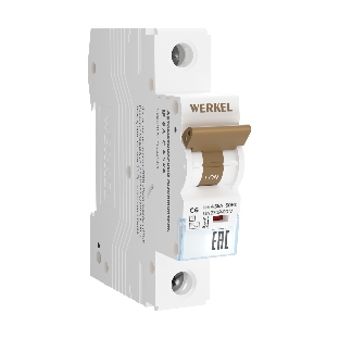 Автоматический выключатель Werkel 1P  6 A  C  4,5 kА W901P064