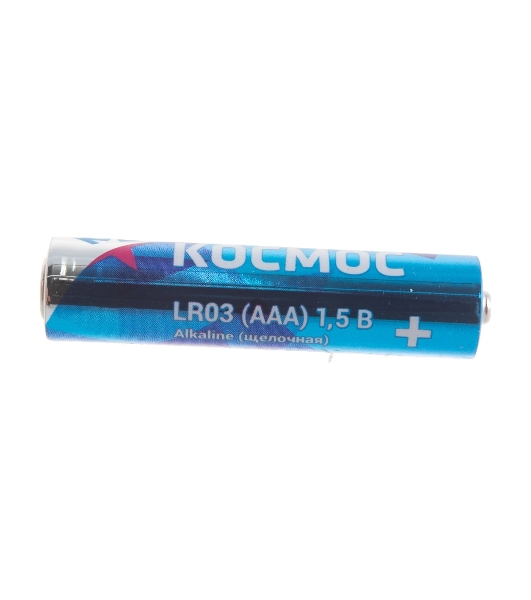 Элемент питания Космос алкалиновый LR LR03 BP-4 (блист.4шт)