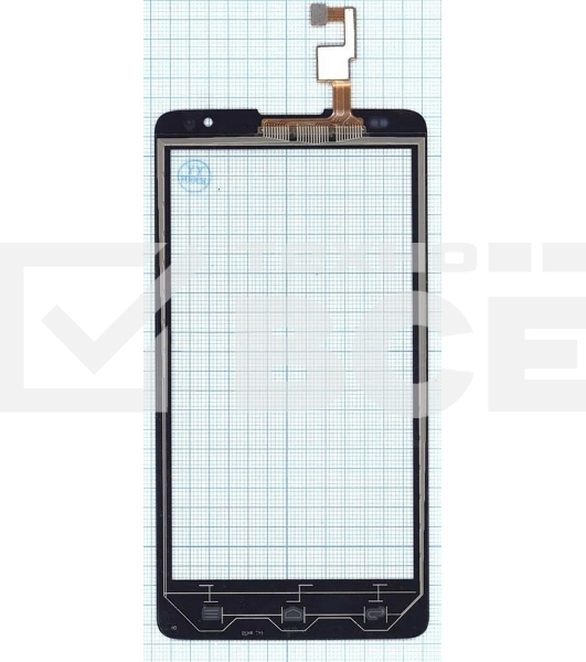 Сенсорное стекло (тачскрин) для Huawei C8816, черное